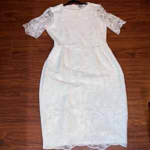 ASOS Eggshell Lace Dress